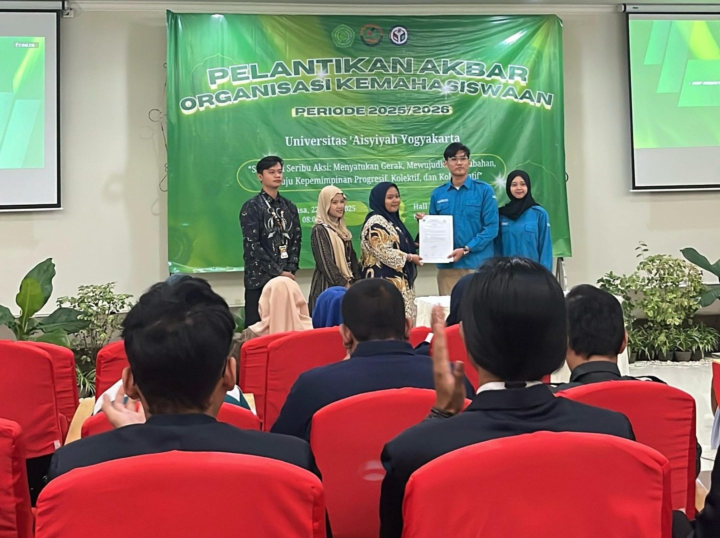 Ketua dan Wakil Ketua Himpunan Mahasiswa Pendidikan Dokter (HMPD) UNISA Yogyakarta